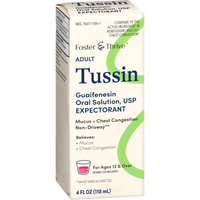 Thumbnail for Foster & Thrive Adult Tussin Guaifenesin Oral Solution