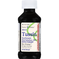 Thumbnail for Foster & Thrive Adult Tussin Guaifenesin Oral Solution