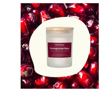 Thumbnail for POMEGRANATE GLOW NATURALLY SCENTED CANDLE