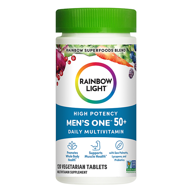 Men's One 50+ Daily Multivitamin High Potency - Rainbow Light