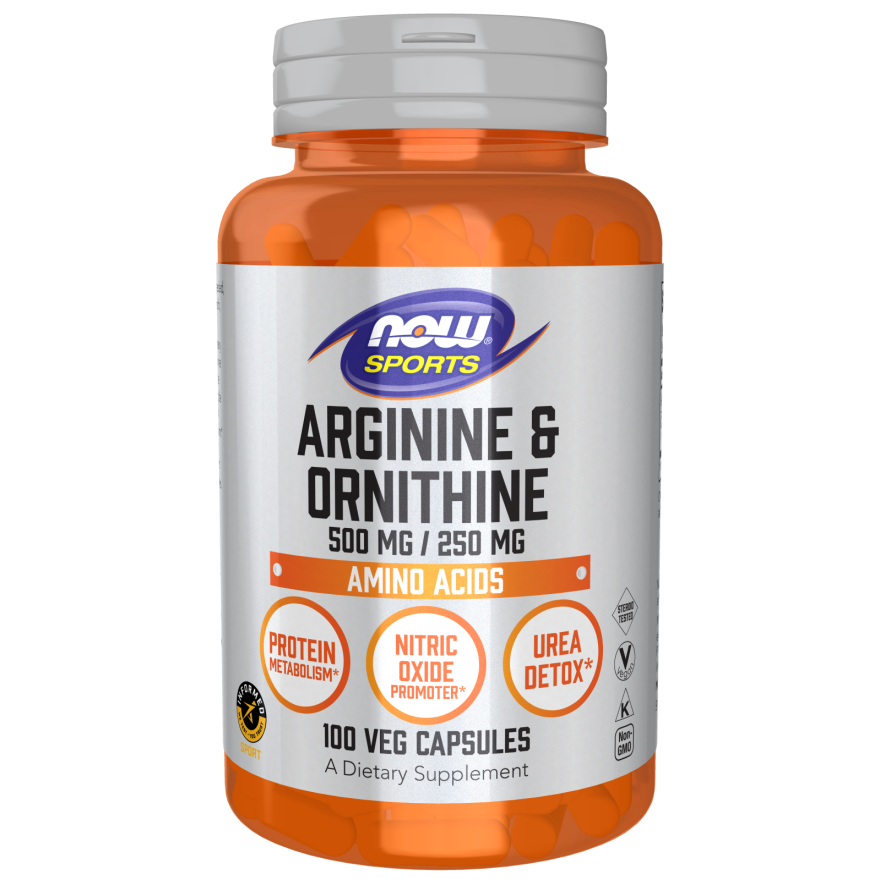 Arginine & Ornithine - Now Foods