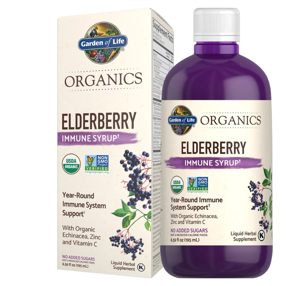 Organics Elderberry Immune Syrup Liquid