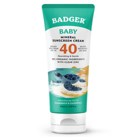 Thumbnail for Baby Reef Safe Natural Mineral Sunscreen Cream 40 SPF - Badger