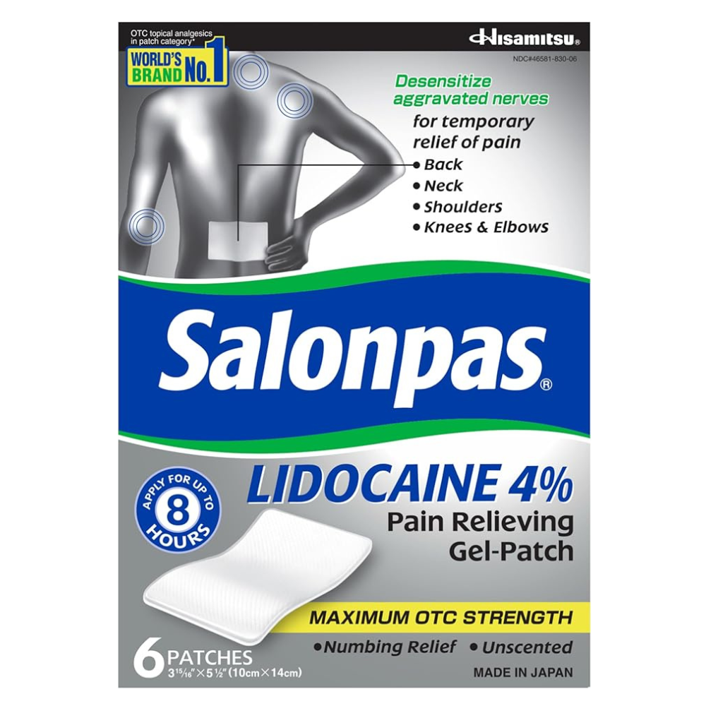SALONPAS LIDO GEL PATCH