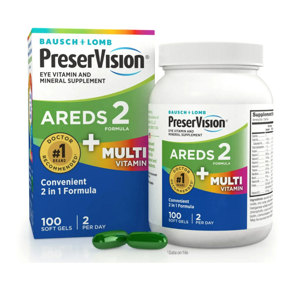 PreserVision AREDS 2 Formula + Multivitamin Supplement