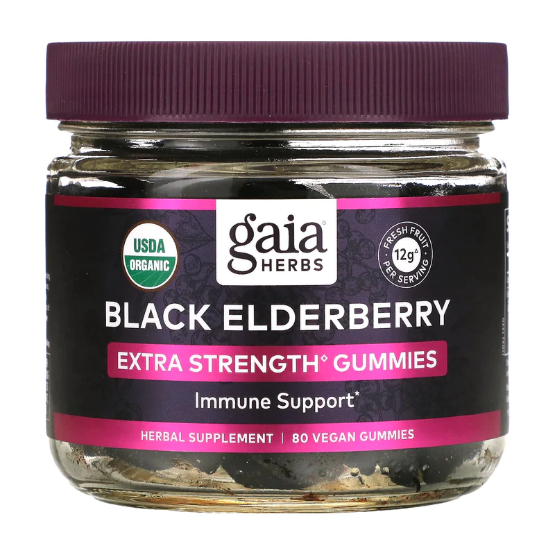 Black Elderberry Extra Strength - Gaia Herbs