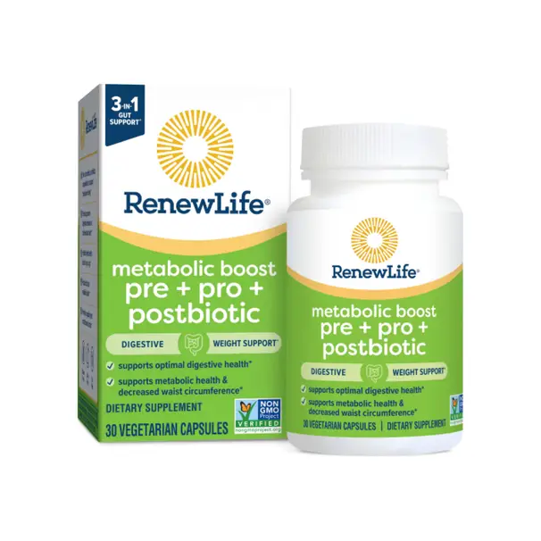 Metabolic Boost Pre + Pro + Postbiotic - Renew Life