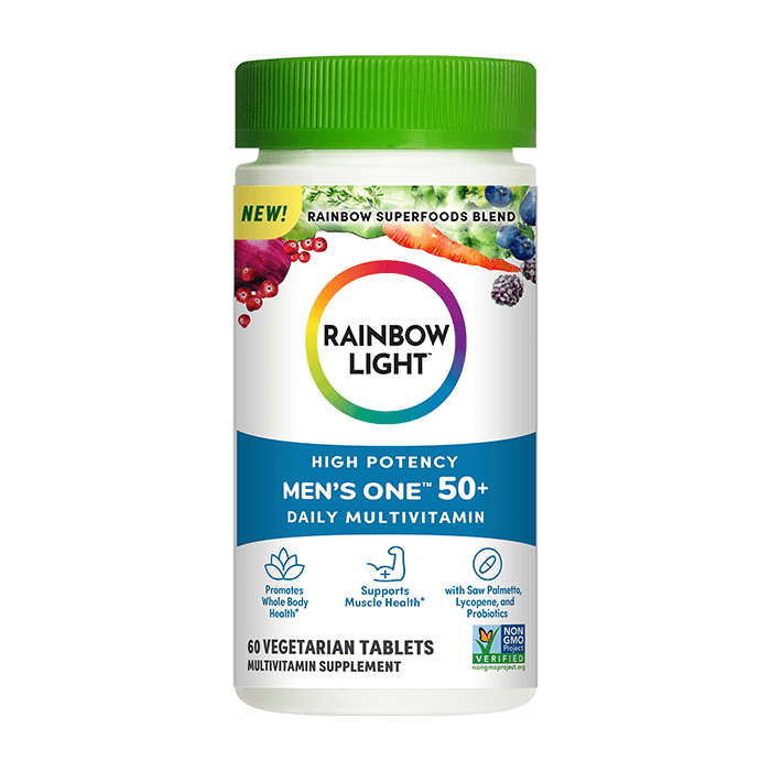 Men's One 50+ Daily Multivitamin, High Potency - Rainbow Light