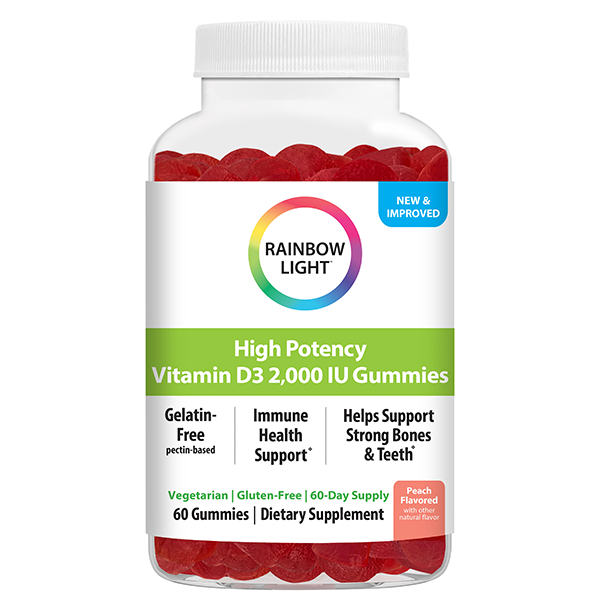 High Potency Vitamin D3 Peach 2000IU - Rainbow Light