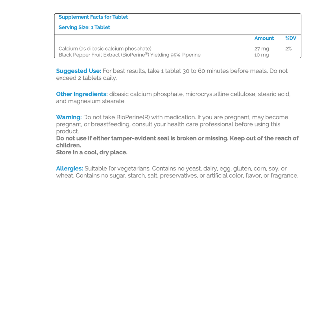 BioPerine 10 mg