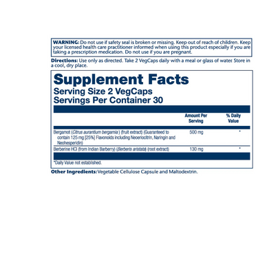 Bergamot Extract 500mg
