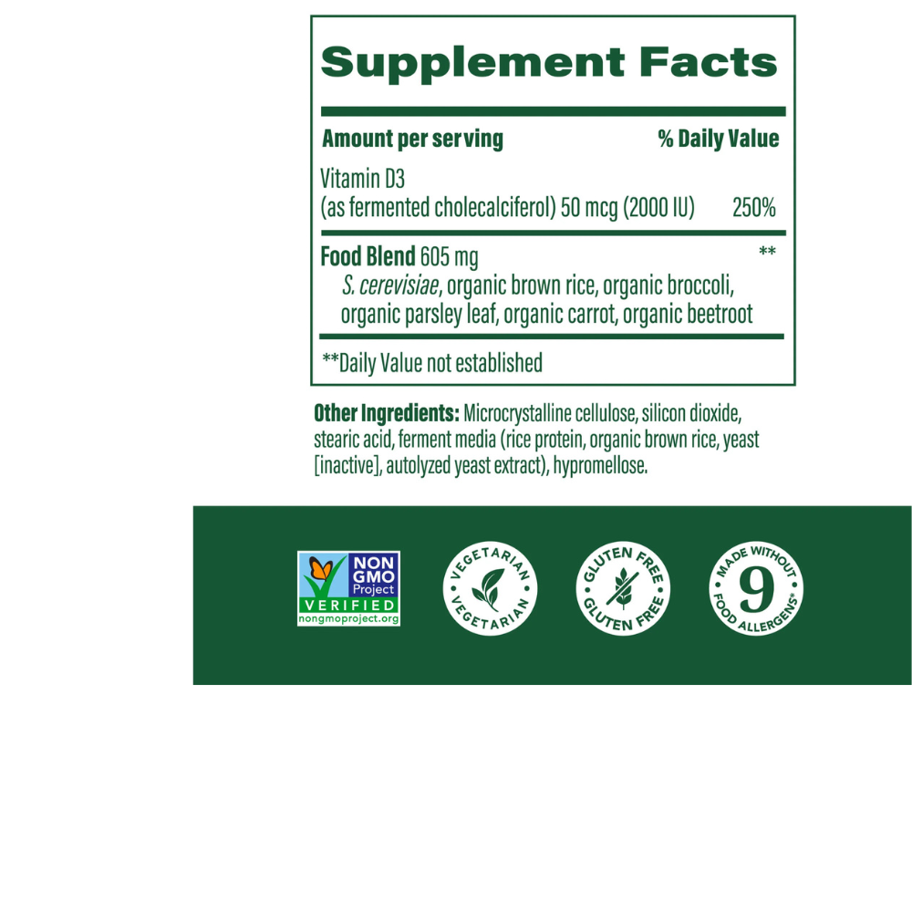 Vitamin D3 2000 IU (50 mcg)