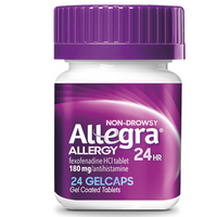 Thumbnail for Allegra Allergy 24 Hour Gelcaps