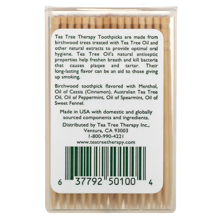 Tea Tree Therapy Toothpicks - Tea Tree Therapy