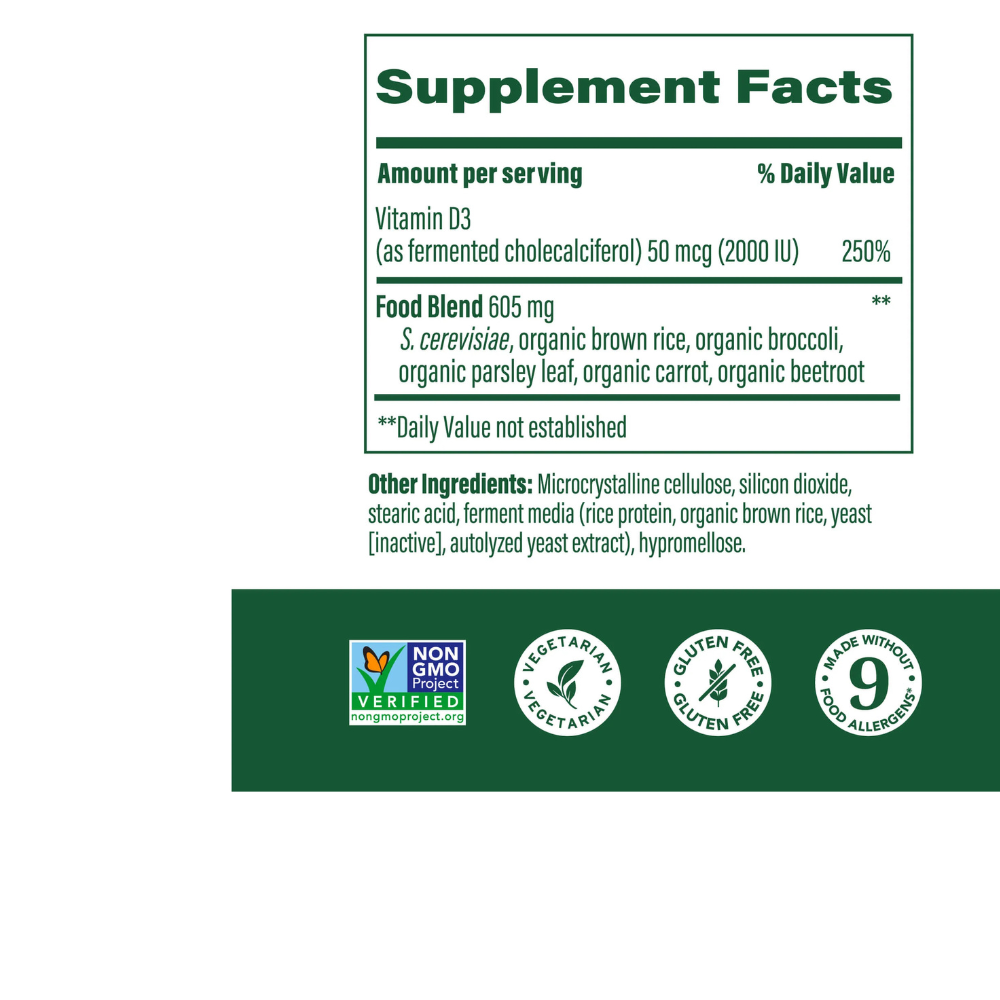 Vitamin D3 2000 IU (50 mcg)