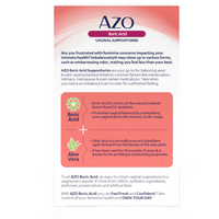 Thumbnail for AZO BORIC ACID SUPPOSITORIES