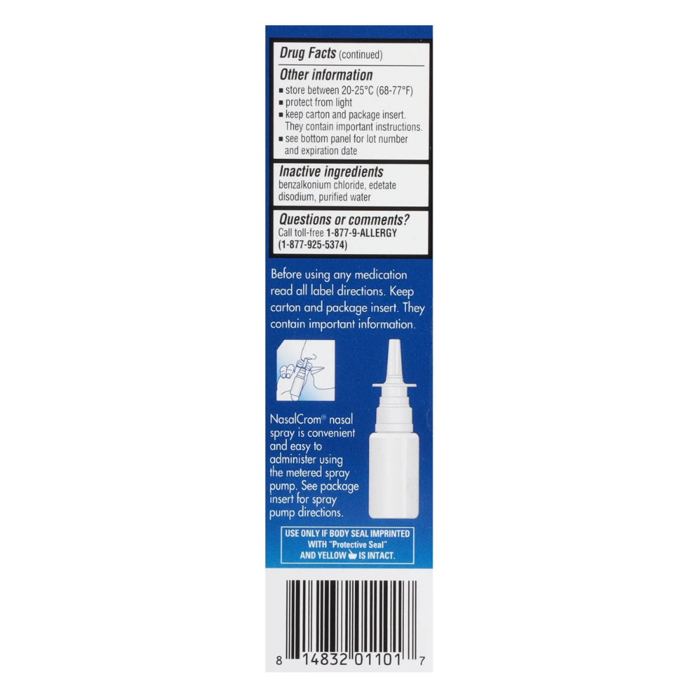 Nasal Spray Allergy Symptom Controller