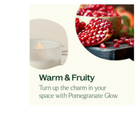 Thumbnail for POMEGRANATE GLOW NATURALLY SCENTED CANDLE