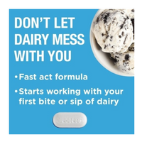 Thumbnail for LACTAID Fast Act Lactase Enzyme Supplement Caplets