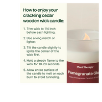Thumbnail for POMEGRANATE GLOW NATURALLY SCENTED CANDLE
