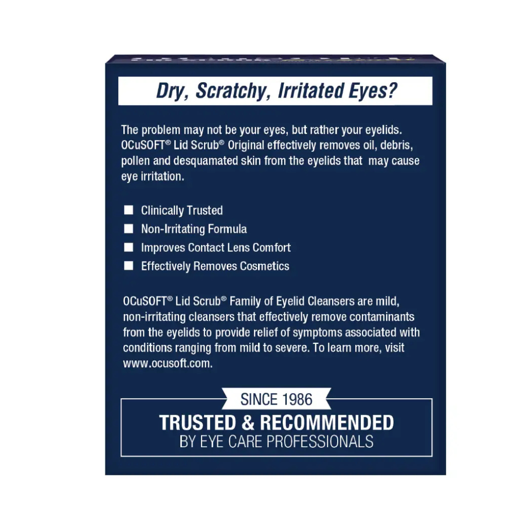 OCuSOFT Lid Scrub Original Pre-Moistened Pads