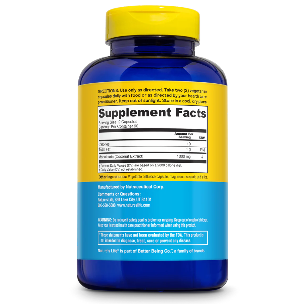 Nourishing Monolaurin 1000MG