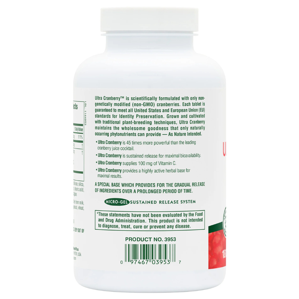 Ultra Cranberry Sustained Release Tablets 1000 mg