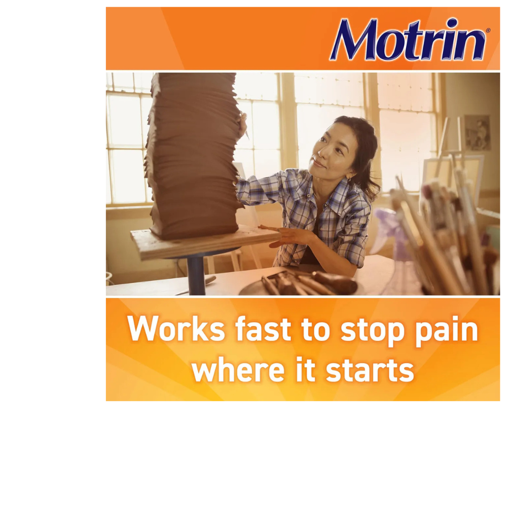 MOTRIN IB, Ibuprofen 200mg Tablets Pain Reliever & Fever Reducer