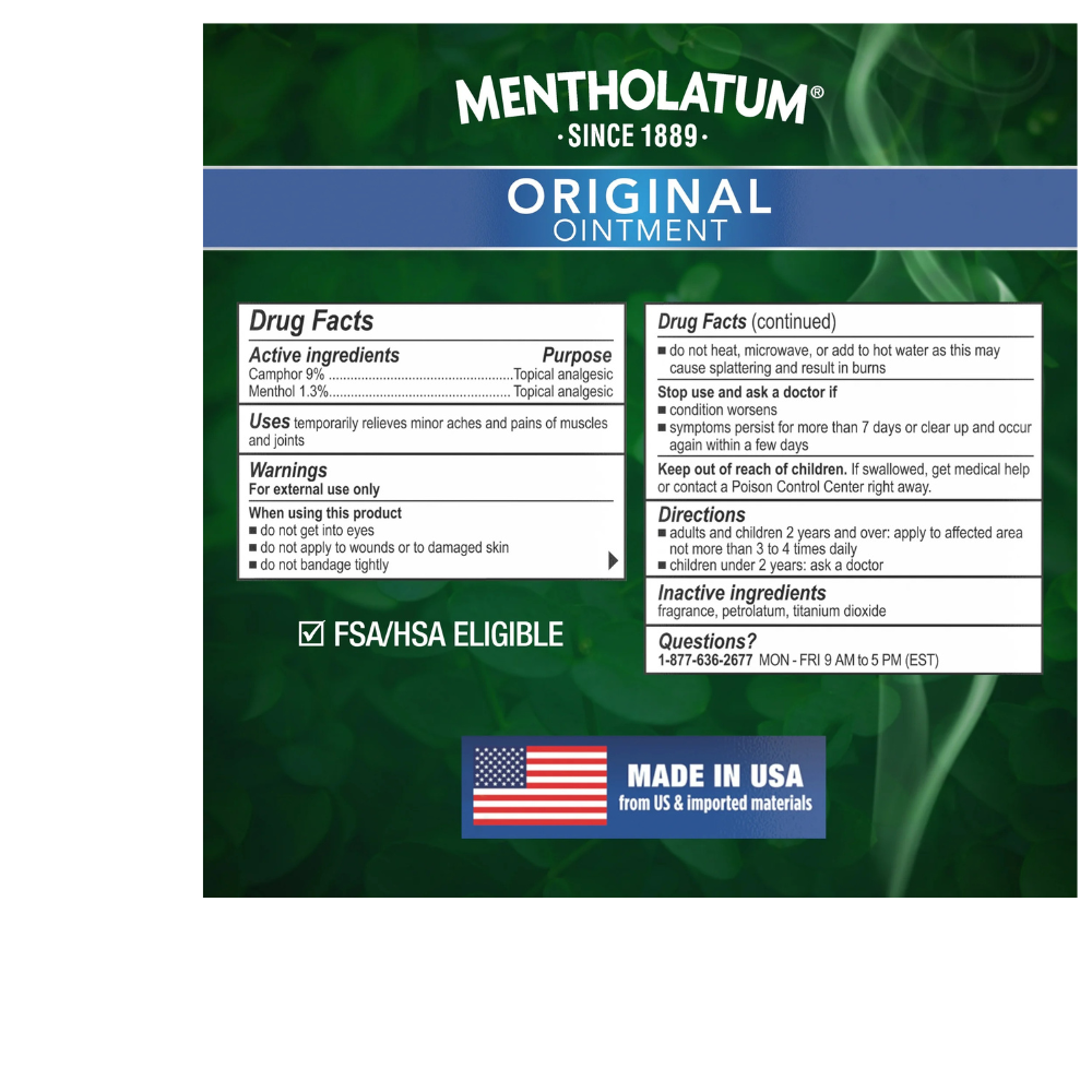 Mentholatum Original Chest Rub Ointment