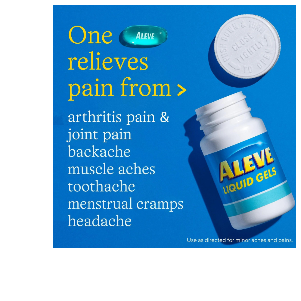 ALEVE LIQUID GELS 220MG