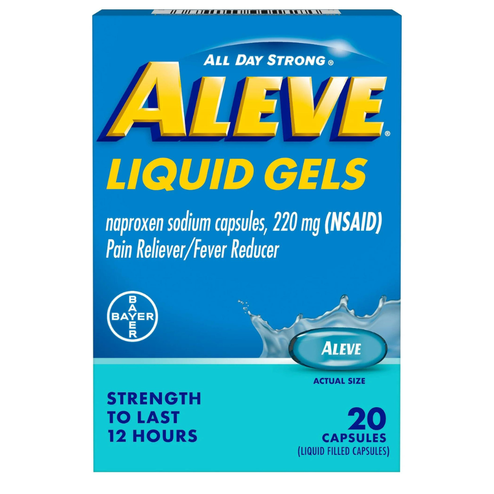 ALEVE LIQUID GELS 220MG