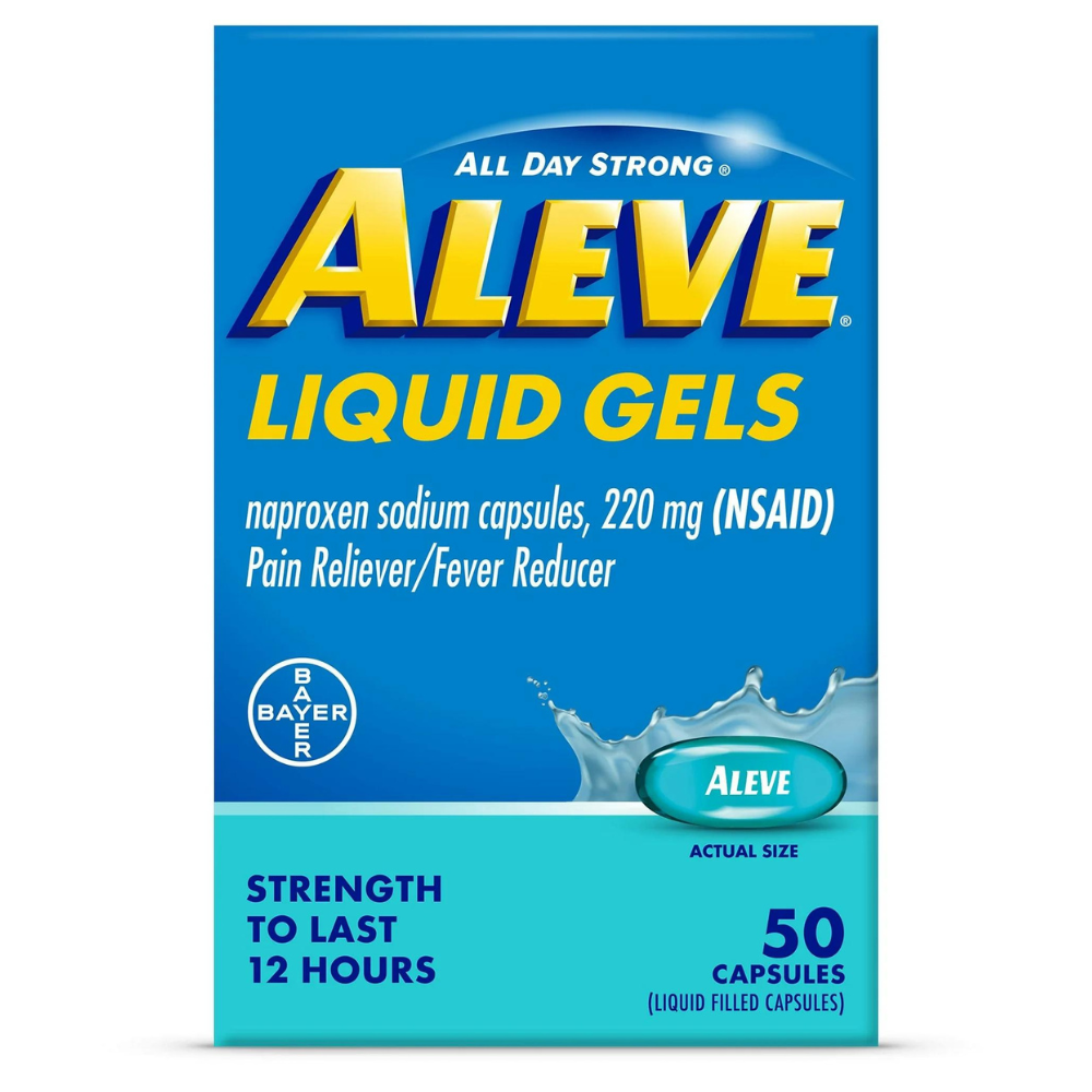ALEVE LIQUID GELS 220MG