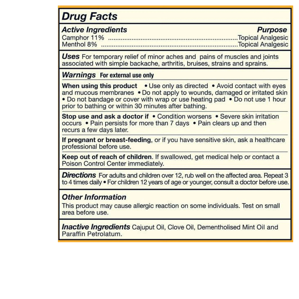 Tiger Balm Pain Relief Ointment, 0.63 OZ