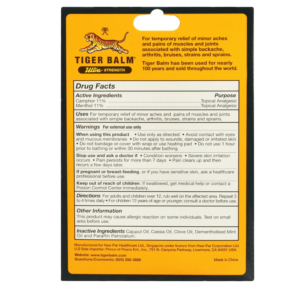 Ultra Strength Pain Relieving Ointment