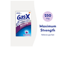 Thumbnail for Gas-X Maximum Strength Gas Relief Softgels with Simethicone 250 mg