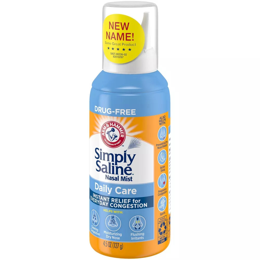 Simply Saline Daily Care Instant Relief for Everyday Congestion