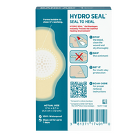 Thumbnail for BAND-AID Brand HYDRO SEAL Large Hydrocolloid Bandages