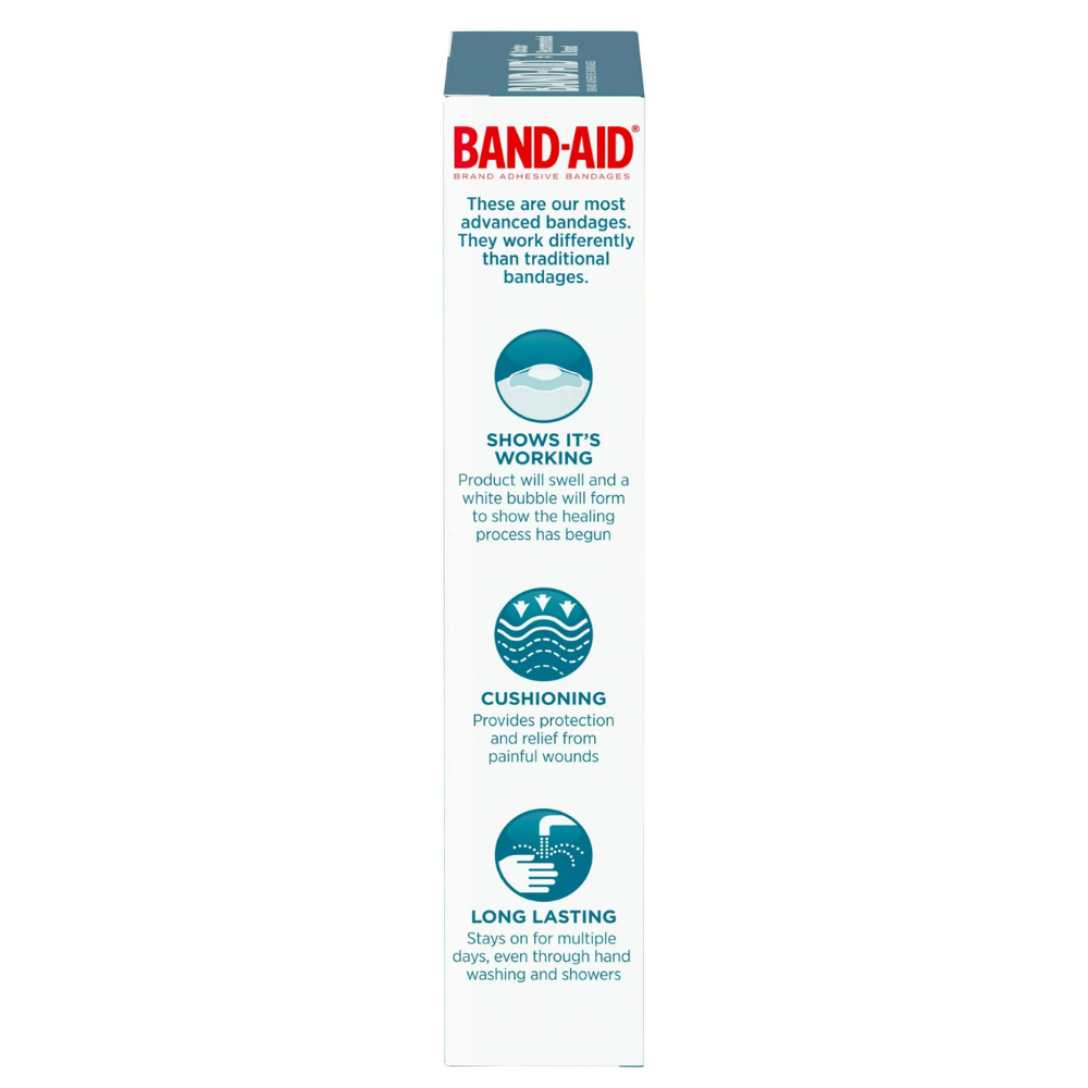 BAND-AID Brand HYDRO SEAL Large Hydrocolloid Bandages