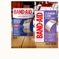 Thumbnail for CUSHION-CARE SPORT STRIP Water-Resistant Adhesive Cushioned Bandages