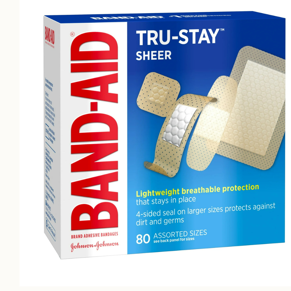 BAND-AID Brand TRU-STAY Sheer Adhesive Bandages