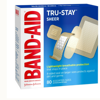 Thumbnail for BAND-AID Brand TRU-STAY Sheer Adhesive Bandages