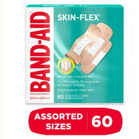 Thumbnail for BAND-AID Brand SKIN-FLEX Flexible Adhesive Bandages