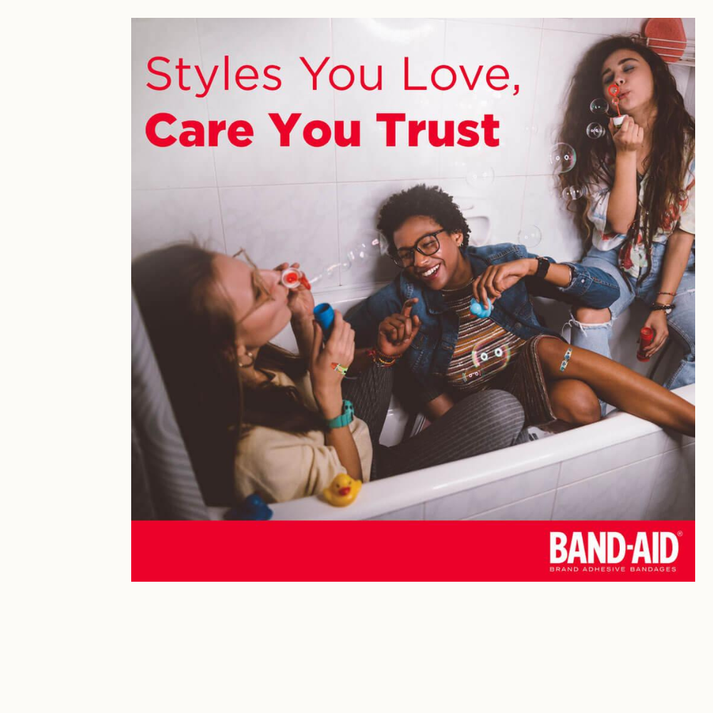 BAND-AID Brand Adhesive Bandages, featuring Hello Kitty