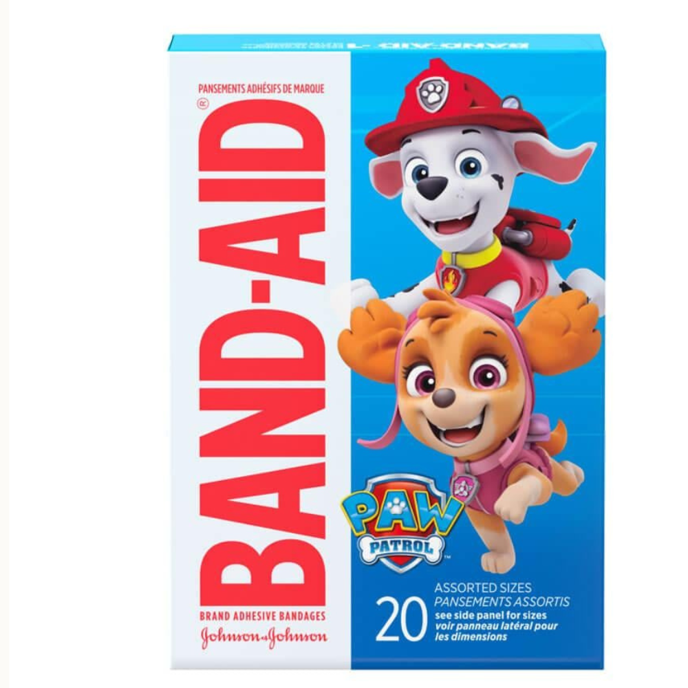 BAND-AID Brand Adhesive Bandages, featuring Paw Patrol