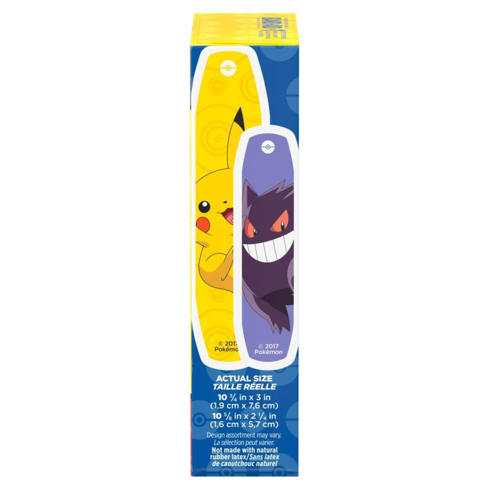 BAND-AID Brand Adhesive Bandages, featuring Pokémon