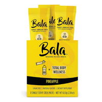 Thumbnail for Bala Triple Enzyme Hydration Total Body Wellness Drink Mix Sticks, Pineapple
