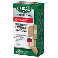 Thumbnail for QuickStop! Bleeding Control Bandages, Assorted Sizes, 30 count