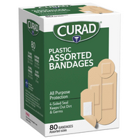 Thumbnail for Plastic Bandages, Assorted Sizes, 80 count