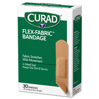 Thumbnail for Flex-Fabric Strip Bandages, .75″ x 3″, 30 count