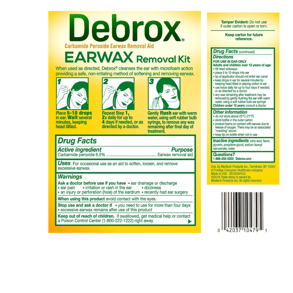 Debrox Earwax Removal Kit